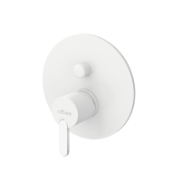 Смеситель для душа Cezares Leaf LEAF-VDIM-BIO белый матовый