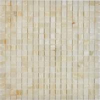 pixmosaic PIX 200 White onyx, чип 15x15 мм, сетка 305х305х6 мм, Полированная