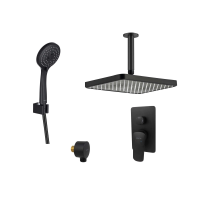 Душевая система Aquatek Вега AQ1073MB черный