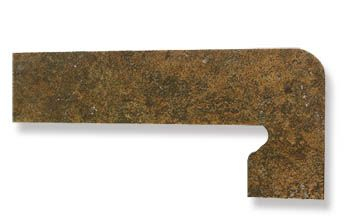 Плинтус Metalica Zanquin Fior izda/dcha Cherry левый/правый 39.5x17.5 от Exagres (Испания)