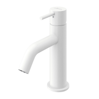 Смеситель для раковины Cezares Leaf LEAF-LSM2-L-BIO белый матовый