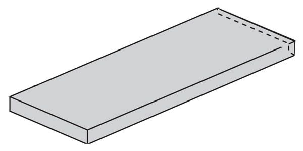 Угловая ступень CHA.DEL.ARABESCATO SCAL.80 ANG.SX левая (620070001632) 33x80 от Italon (Россия)