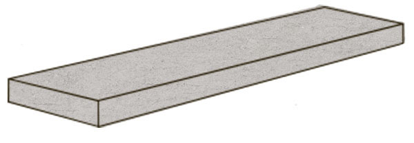 Угловая ступень POETRY STONE RELOADED ANGS.BASALTINA SILVER NAT R (PF60017682) 32x120 от ABK Ceramiche (Италия)