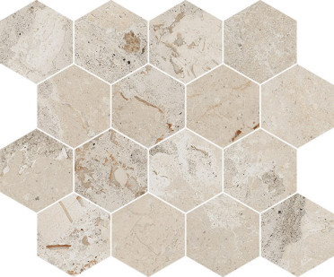 Мозаика Karnis Mosaico Esagona Sand Matt (97429) 33x27.5 от Cerdomus (Италия)