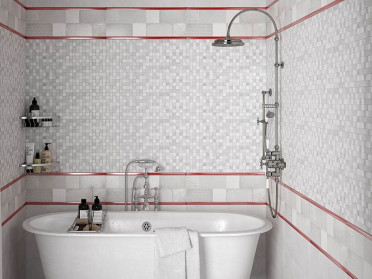 Бордюр Universal Glass UG1G071 розовый 2x44 от Cersanit (Россия)