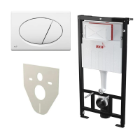 Инсталляция для подвесного унитаза AlcaPlast AM101/1120-4:1 RU M70-001