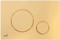 Кнопка смыва AlcaPlast Basic M675 золото