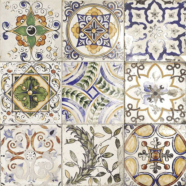 Декор CENTRO MAIOLICA (mix) 20x20 от Mainzu (Испания)