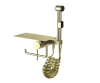 Гигиенический душ со смесителем Bronze de Luxe Scandi 708/1BR бронза