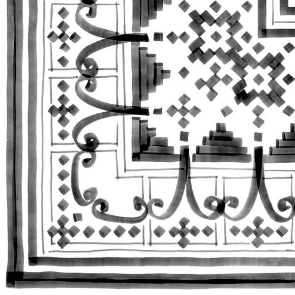 Декор Bellaria-3 Sombra 20x20 от Vives Ceramica (Испания)