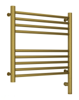Полотенцесушитель электрический 500х500 Сунержа Богема + прямая 051-5805-5050 латунь