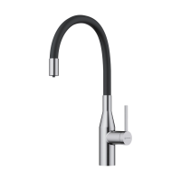 Смеситель для кухни с выдвижной лейкой Omoikiri Yatomi-2-Plus BN-BL 4994344 нержавеющая сталь