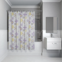 Штора для ванной Iddis Promo P03PV11i11 фиолетовый
