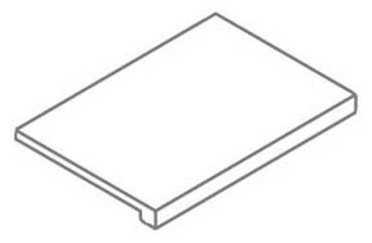 Фронтальная ступень AVANTGARDE BLACK SCALINO FRONT (620070002766) 33x120 от Italon (Россия)