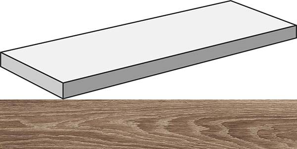 Угловая ступень ECO CHIC ANG.TOP SX AVANA RET левая (PF60006668) 32x120x4.5 от ABK Ceramiche (Италия)