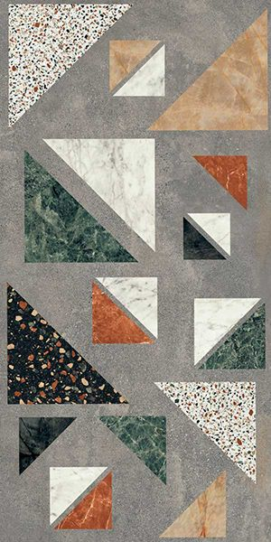 Керамогранит BLEND CONCRETE GREY COMBO RET (PF60006692) 60x120 от ABK Ceramiche (Италия)