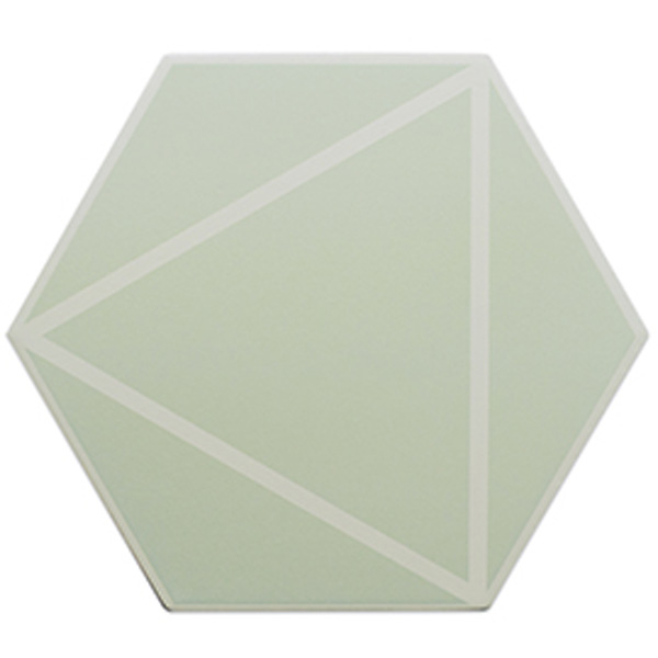 Керамогранит FANCY LINES MINT (127020) 20x23 от DNA Tiles (Испания)