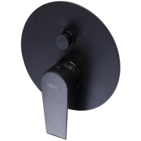 Смеситель для душа Cezares NAUTIC-VDIM-NOP встраиваемый, черный