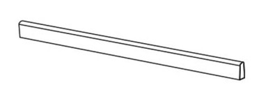 Плинтус SENSI ROMA BATT.CREAM NA3 R (PF60012709) 5.5x120 от ABK Ceramiche (Италия)