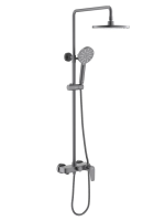 Душевая стойка Aquatek Бетта AQ2140BGM оружейная сталь