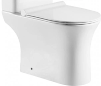 Чаша напольного унитаза с сиденьем микролифт Aquanet Roll Roll 2-C безободковая