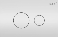 Кнопка смыва D&K Venice DB1029016 белая