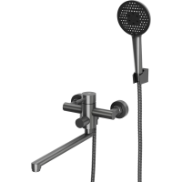 Смеситель для ванны RUSH Melos SUS1101-51Grey графит