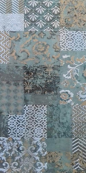 Керамогранит SAKHIR Decoro Patchwork Zaphir Lap (TL12KH06P) 60x120 от Lamborghini Tonino (Италия)