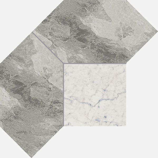 Мозаика CHA.EXT.SILVER MOSAICO POLYGON 28.5x21 от Italon (Россия)