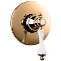 Встраиваемый смеситель для душа Cezares Margot MARGOT-DIM-02-Bi бронза ручка белая