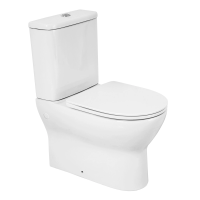 САНИТАРНАЯ КЕРАМИКА BelBagno ENERGIA Чаша унитаза с сиденьем дюропласт soft close, P-trap BB8134CPR/SC