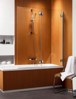 Шторка для ванны Radaway Carena 130 см. профиль хром, стекло прозрачное