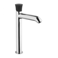 Смеситель для раковины Paini Domus 18CR205PZLL без донного клапана высокий, хром