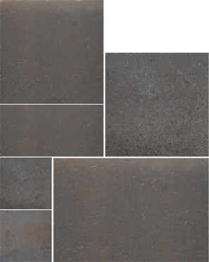 Керамогранит ITALICA TERRA ARSA MOD.39 (комп.2шт 20x20/1шт 20x40/2шт 40x40/1шт 40x60.8) 20x60.8 от Cir Ceramiche (Италия)
