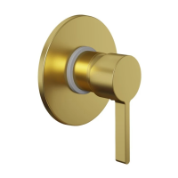 Смеситель для душа Paini Brera 74PJ690 встраиваемый, матовое золото PVD