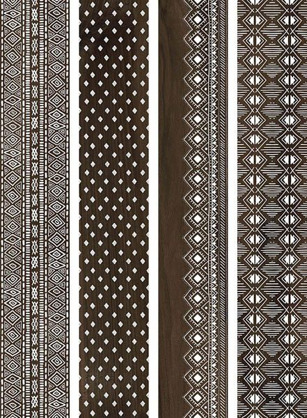 Керамогранит Про Вуд коричневый декорированный обрезной (DL510420R) 20x119.5 от Kerama Marazzi (Россия)