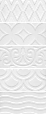 Настенная плитка 16017 Авеллино белый структура mix 7.4x15 от Kerama Marazzi (Россия)