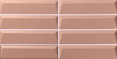 Настенная плитка Three-D Cups Terracota 5x20 от APE Ceramica (Испания)