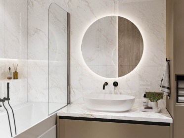 Керамогранит Marble Carrara Livia Glossy полированная (M4401P) 60x120 от Buono (Индия)