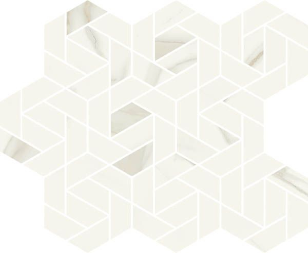 Мозаика METROPOLIS CALACATTA GOLD MOSAICO ICON (620110000152) 28.6x34.7 от Italon (Россия)