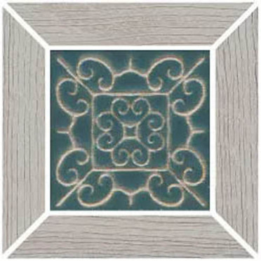 Вставка Тровазо наборный серый светлый матовый (ID151) 13x13x0.9 от Kerama Marazzi (Россия)