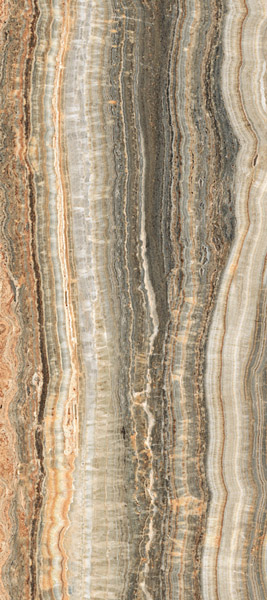 Керамогранит ECCENTRIC LUXE CARAMEL GLOSSY RET (778836) 80x180 от REX Ceramiche (Италия)