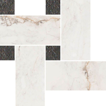 Мозаика CR. PISA MALLA TWISTED GOLD 21x26 от Pamesa (Испания)