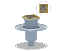 Трап для душа Bronze de Luxe 21986-5602 бронзовый