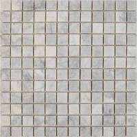 pixmosaic PIX 240 Bianco carrara, чип 23х23 мм, сетка 305х305х6 мм, Матовая