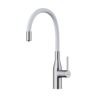 Смеситель для кухни с выдвижной лейкой Omoikiri Yatomi-2-Plus BN-WH 4994345 нержавеющая сталь