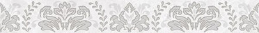 Бордюр Afina Damask 56-03-06-456 серый 5x40 от Laparet