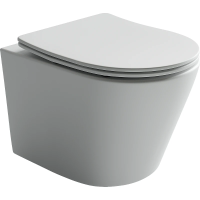 Унитаз подвесной с сиденьем микролифт Ceramica Nova Balearica CN6000MW безободковый