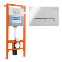 Инсталляция для подвесного унитаза 2в1 BelBagno BB001-120/BB005-PR-CHROME