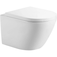 Унитаз подвесной с сиденьем микролифт Aquanet Zvezda ZV-2 безободковый